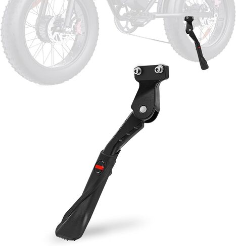 EBike Kickstand Non-slip Kick Side Stand CNC Compatible Fit for Ridstar Q20/Q20 Pro Lite Electric Dirt Bike, Adjusts from 12.4" to 14.6" (314-370mm) in Saudi Arabia