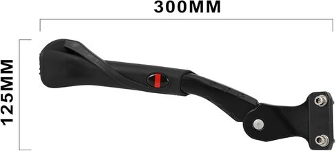 EBike Kickstand Non-slip Kick Side Stand CNC Compatible Fit for Ridstar Q20/Q20 Pro Lite Electric Dirt Bike, Adjusts from 12.4" to 14.6" (314-370mm) in Saudi Arabia