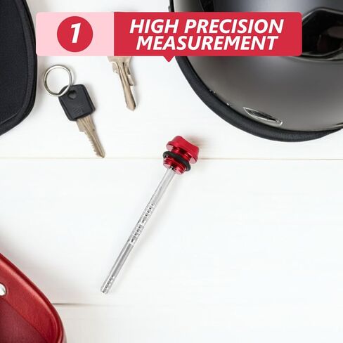 TIDTALEO Motorcycle Oil Replacement Engine Oil Level Gauge for Various Models Accurate Measurement for Optimal Performance Elegant Design Essential Motorcycle in Kuwait
