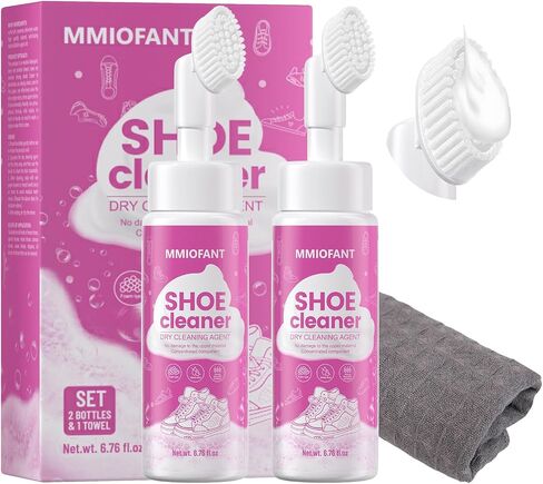 White Shoe Cleaner Sneakers Kit,Suede Shoe Cleaner Kit With Brush，White Sneaker Cleaner Kit in Saudi Arabia