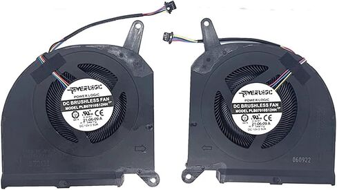 1PCS/1PAIR CPU/GPU COWNER FAN لـ 15G 15P 17G XC XB RX7G PLB07010S12HH DC12V 0.50A 4PIN CHADIATR (0.7 سم رقيقة) in Kuwait