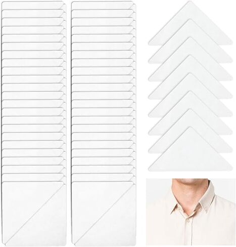 160Pcs Collar Stays，Collar Stays for Men's Dress Shirts，Collar Stays for Polo Shirts, shirt collar stays in Saudi Arabia