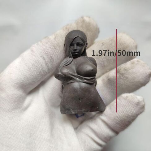 Brass Binding Naked Female Bust Body Art Miniatures Statue,Metal Woman Sculpture Desktop Paperweight Car Decoration Collectible Figurines in Saudi Arabia