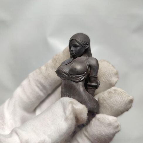 Brass Binding Naked Female Bust Body Art Miniatures Statue,Metal Woman Sculpture Desktop Paperweight Car Decoration Collectible Figurines in Saudi Arabia