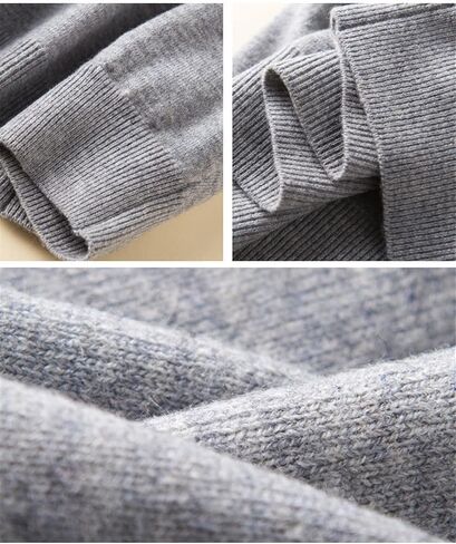 Cashmere Cotton Blend turtleneck Men Pullover Fall Winter Pull Homme Neck Jumper High Twiber Sweater in Kuwait