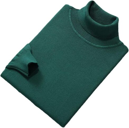 Cashmere Cotton Blend turtleneck Men Pullover Fall Winter Pull Homme Neck Jumper High Twiber Sweater in Kuwait