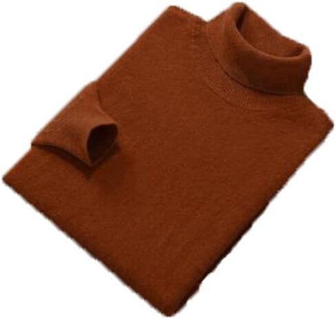 Cashmere Cotton Blend turtleneck Men Pullover Fall Winter Pull Homme Neck Jumper High Twiber Sweater in Kuwait
