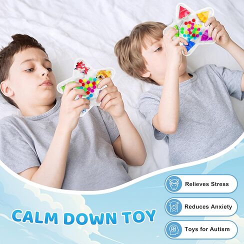 Color Sorting Sensory Toys for Toddlers, Color Matching Fidget Toys for Calm Down, Preschool Learning & Educational Montessori Toys Fine Motor Skills Game for Kids Boys Girls Ages 1-3 3-5 in Saudi Arabia
