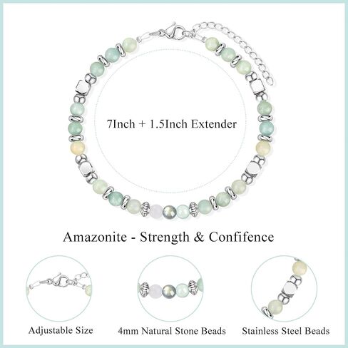 JoycuFF 𝗚𝗶𝗳𝘁𝘀 𝗳𝗼𝗿 𝗪𝗼𝗺𝗲𝗻 𝗠𝗼𝗼𝗻𝘀𝘁𝗼𝗻𝗲 𝗔𝗺𝗮𝘇𝗼𝗻𝗶𝘁𝗲 𝗕𝗿𝗮𝗰𝗲𝗹𝗲𝘁𝘀, New Beginnings Good Luck Gifts for Coworkers Friends Women in Saudi Arabia