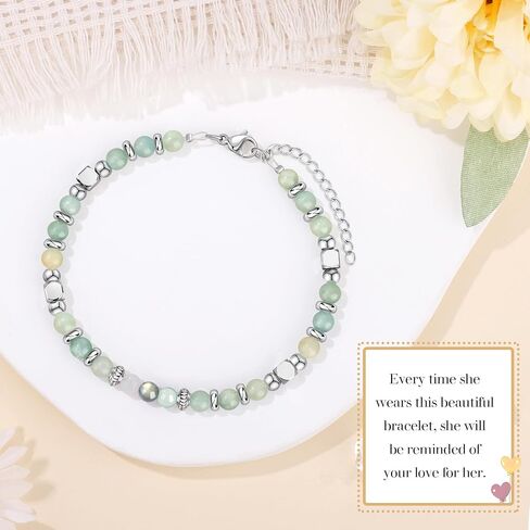 JoycuFF 𝗚𝗶𝗳𝘁𝘀 𝗳𝗼𝗿 𝗪𝗼𝗺𝗲𝗻 𝗠𝗼𝗼𝗻𝘀𝘁𝗼𝗻𝗲 𝗔𝗺𝗮𝘇𝗼𝗻𝗶𝘁𝗲 𝗕𝗿𝗮𝗰𝗲𝗹𝗲𝘁𝘀, New Beginnings Good Luck Gifts for Coworkers Friends Women in Saudi Arabia