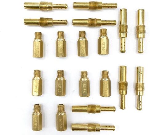 20PCS Carburetor Main Jet Kit ، تشمل 155-178 طائرة رئيسية و 32-55 طائرة طيار بطيئة ل Keihin Oko Koso pwk in Saudi Arabia