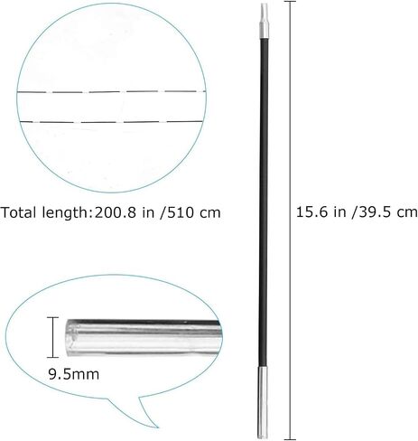 Gorich Beach Tent Poles for 3-8 Person Beach Tent for Replacement in Saudi Arabia