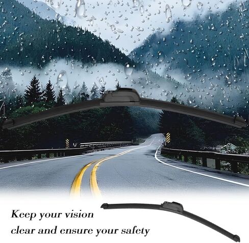 UTV Windshield Wiper Kit, 15.7" Hand Operated Manual Rubber Vehicle Windscreen Wiper Blade with Arm, ATV Replacement Accessories, Compatible with UTV ATV Golf Cart in Saudi Arabia