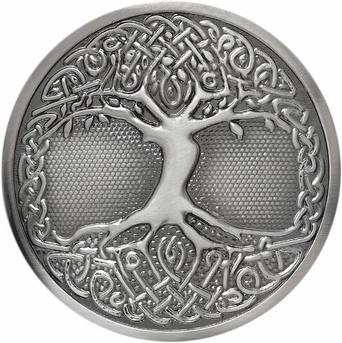Celtic Tree of Life Belt Belt Buckle - التصميم الاسكتلندي التقليدي مع الانتهاء من العتيقة ، مثالي للبلدان وملابس المرتفعات in Kuwait