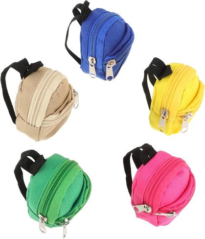 Lifkome Mini Backpack Back -chain Zipper Coin Pouches لأكياس التغيير والمعلقات الإبداعية المناسبة للمفاتيح والحقائب الأصدقاء والعائلة in Saudi Arabia