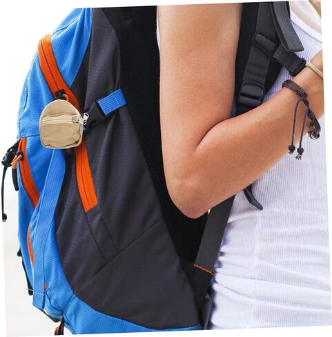 Lifkome Mini Backpack Back -chain Zipper Coin Pouches لأكياس التغيير والمعلقات الإبداعية المناسبة للمفاتيح والحقائب الأصدقاء والعائلة in Saudi Arabia