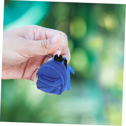 Lifkome Mini Backpack Back -chain Zipper Coin Pouches لأكياس التغيير والمعلقات الإبداعية المناسبة للمفاتيح والحقائب الأصدقاء والعائلة in Saudi Arabia