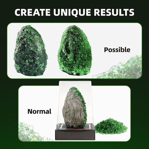 مجموعة GobiDex Geodes Growing Science Kit للأطفال الذين تتراوح أعمارهم بين 6-8-12 عامًا، الجيود مع البلورات تنمو بسرعة في (24 ساعة)، ألعاب تجارب العلوم التعليمية STEM، مجموعة عشاق الجيولوجيا والصخور، هدايا للأولاد والبنات in Kuwait