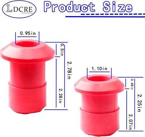 4Pcs Polyurethane Subframe Bushing Kit,Compatible With Nissan Rogue 2008-2013,Front & Rear Sub Frame Bushing Kit Replaces 54466-JD000 54467-BR00A,Red in Saudi Arabia