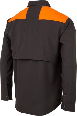 Beretta Men's Ozark Tech Button-Down Moisture-Wicking Quick-Drying Breathable Long Sleeve Outdoor Field Hunting Shirt in Saudi Arabia