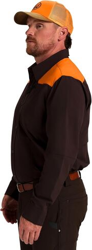 Beretta Men's Ozark Tech Button-Down Moisture-Wicking Quick-Drying Breathable Long Sleeve Outdoor Field Hunting Shirt in Saudi Arabia