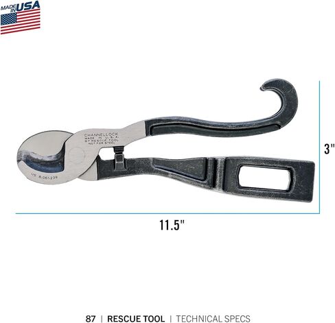 أداة الإنقاذ المدمجة المزودة بنابض من شانلوك 86 مع قفل، 9 بوصة in Kuwait