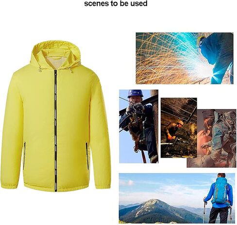 Smart Cooling Air-Conditioning Clothing, Outdoor Sports Breathable 3-Speed Adjustable Fan, Suitable for Driver Postman in Saudi Arabia