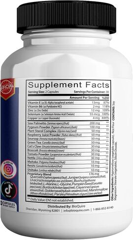 Urinost Max Extra Strength Prostate Supplement, 60 Capsules, Natural Herbal Formula with Saw Palmetto, Vitamin E, B6, 30 Day Supply (2) in Saudi Arabia
