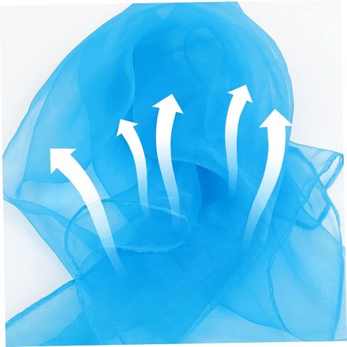 12Pcs Multi Color Dance Scarves for Square Juggling Scarves Versatile Props for Dance and Play for Parties and Performances in Kuwait