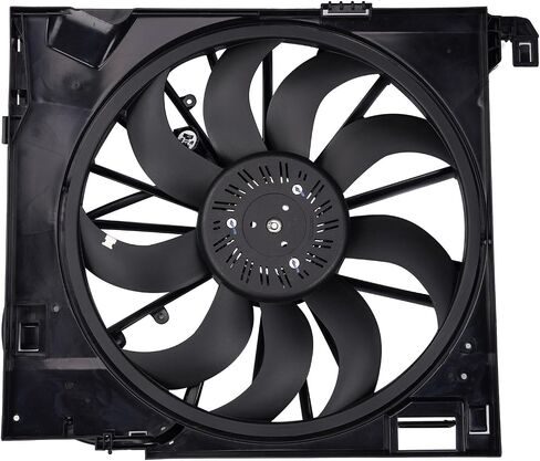 C2D38737 Engine Radiator Cooling Fan Replacement for Jaguar XF 2010-2015, XJ 2010-2019, XJR 2014-2017, XJR575 2018, XKR 2010-2015 OE# C2D24144 16026027 C2P17120 in Saudi Arabia