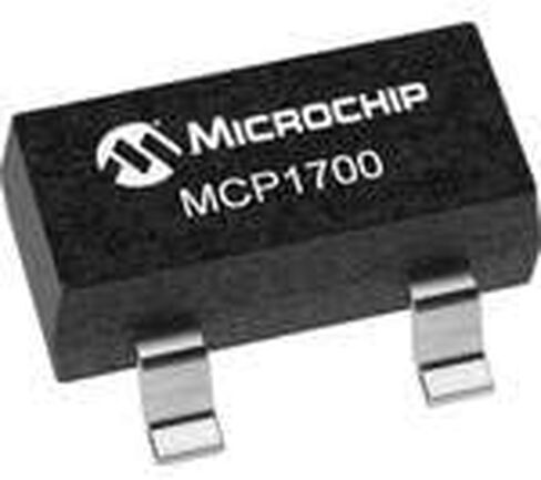 تقنية MicroChip ، MCP1700T-5002E/TT ، LDO منظم POS 5V 0.25A Automotive 3-Pin SOT-23 T/R (3000 عنصر/ثانية) in Kuwait