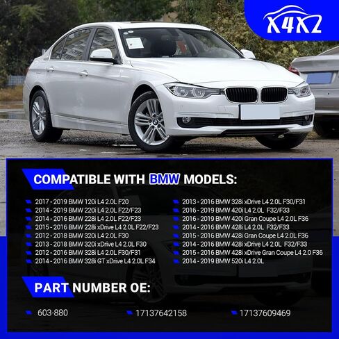 603-880 Coolant Overflow Reservoir Tank with Cap &Sensor For 2012-2019 BMW 120i 220i 228i 320i 320i 328i 428i 520i L4 2.0L Replaces#17137642158 17137609469 in Saudi Arabia
