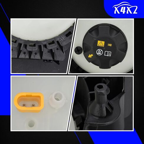 603-880 Coolant Overflow Reservoir Tank with Cap &Sensor For 2012-2019 BMW 120i 220i 228i 320i 320i 328i 428i 520i L4 2.0L Replaces#17137642158 17137609469 in Saudi Arabia