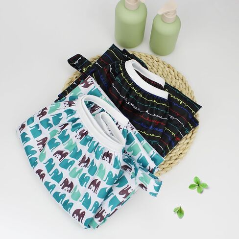 Mama Koala Pail Liner for Cloth Diapers, Reusable and Washable Waterproof Pail Liner with Strap for Diaper Pails, 2 Pack(P001) in Kuwait