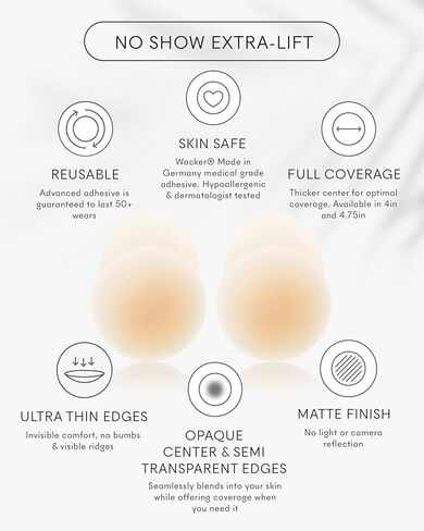 NOOD Women's No-Show Extra Lift Pads in Kuwait