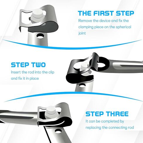 Wuyaoyao 2PCS Windscreen Wiper Linkage Clip, Windshield Wiper Motor Linkage Repair Clip Kit, Repair Clamp for Automotive Wipers Arms Link Bushings, Car Accessories for Trucks SUVs (2 PCS) in Saudi Arabia