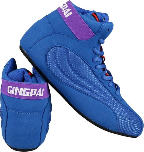 Men's Boxing Boots, Wrestling Sport Sneakers for Men Women Breathable Bodybuilding Fitness Shoes Youth Wrestling Footwear in Saudi Arabia