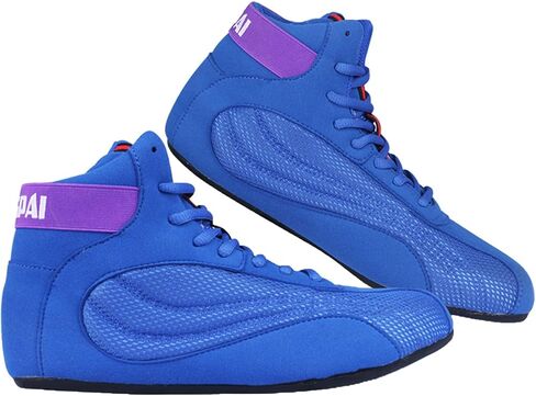 Men's Boxing Boots, Wrestling Sport Sneakers for Men Women Breathable Bodybuilding Fitness Shoes Youth Wrestling Footwear in Saudi Arabia