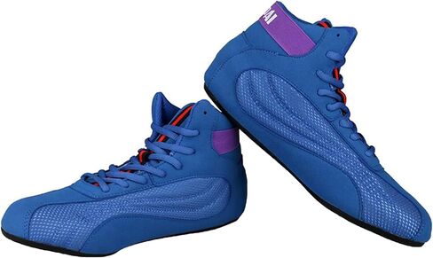 Men's Boxing Boots, Wrestling Sport Sneakers for Men Women Breathable Bodybuilding Fitness Shoes Youth Wrestling Footwear in Saudi Arabia