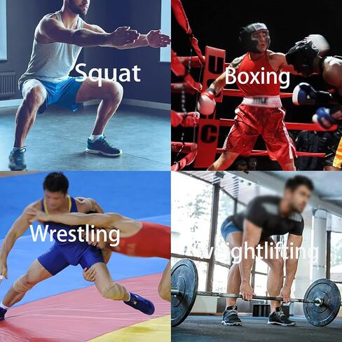 Men's Boxing Boots, Wrestling Sport Sneakers for Men Women Breathable Bodybuilding Fitness Shoes Youth Wrestling Footwear in Saudi Arabia