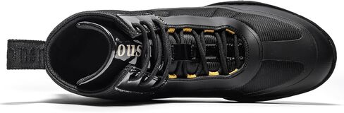 Mens Wrestling Shoes Boxing Shoes High Top Fitness Sneakers Weightlifting Fighting Shoes Zero Drop Sole in Saudi Arabia