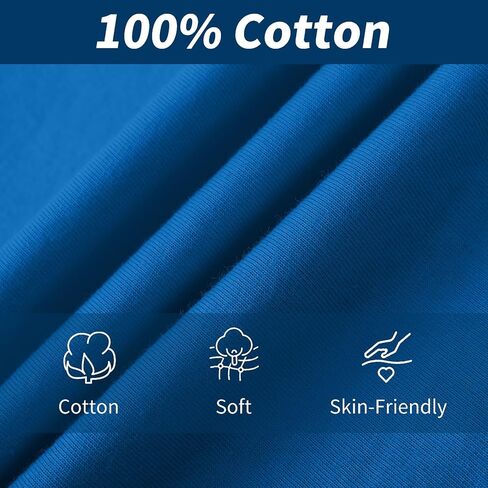 كوتون بويز كيدز تي شيرت تي شيرت كروفيك الطويل تي شيرت قميص الأساس للشباب الصغار (سن 2-14) in Kuwait