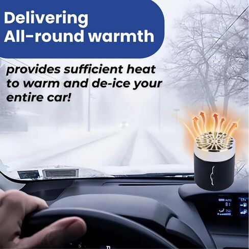 2PCS 2025 New Electromagnetic Car Snow Removal Device - Anti-Freeze Molecular Interference Deicer, Portable Microwave Defroster, Winter Tool, Car Glass/Window Quick Deicing Instrument in Saudi Arabia