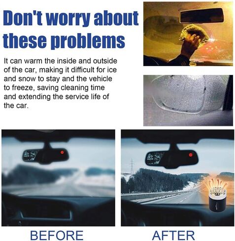 2PCS 2025 New Electromagnetic Car Snow Removal Device - Anti-Freeze Molecular Interference Deicer, Portable Microwave Defroster, Winter Tool, Car Glass/Window Quick Deicing Instrument in Saudi Arabia