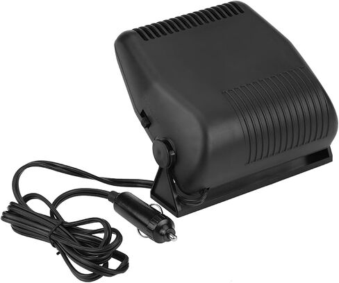 12V Car Deferoster Windshield Demister 2-in-1 fan للسيارات مع 180 درجة قابلة للتعديل قاعدة منفذ واسعة المنفذ in Saudi Arabia