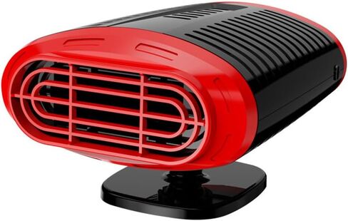 سخان السيارة ، قم بتوصيل أخف سجائر مع حامل شفط ، 120 واط 12V ترقية محمولة الزجاج الأمامي سريع التدفئة defogger deferster demister & cooling Car Fan 2 in 1 in Kuwait