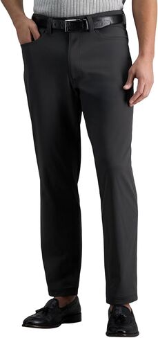 Haggar Mens Haggar Men's Sport Travel Performance Straight Fit 5-Pocket Stretch Casual Tech Pant in Saudi Arabia