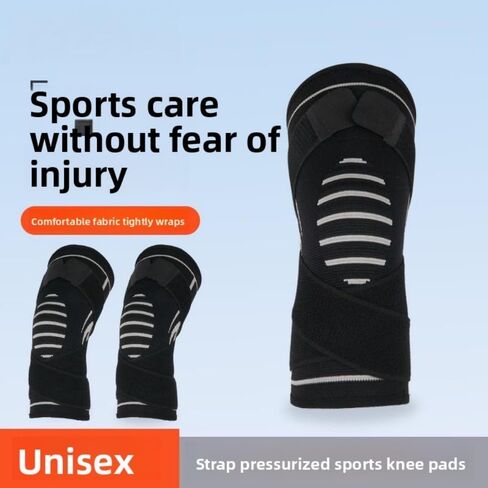 Dual-Strap Elastic Silicone Knee Pad | Spring Support for Running, Fitness & Sports, Anti-Collision Protection with Anti-Slip Design 1 in Saudi Arabia