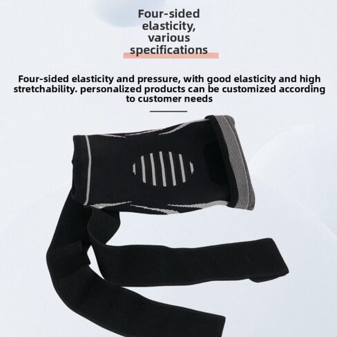 Dual-Strap Elastic Silicone Knee Pad | Spring Support for Running, Fitness & Sports, Anti-Collision Protection with Anti-Slip Design 1 in Saudi Arabia