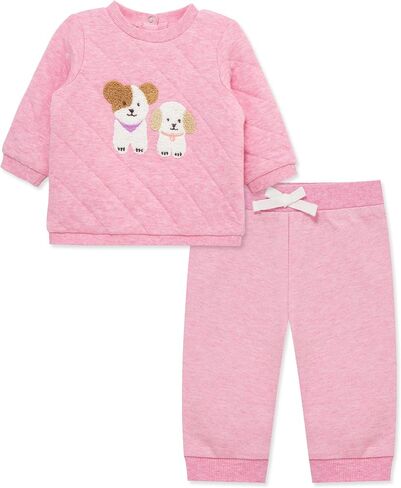 Little Me Clothes for Baby Girls' Active set, 3 Months - 12 Months in Saudi Arabia